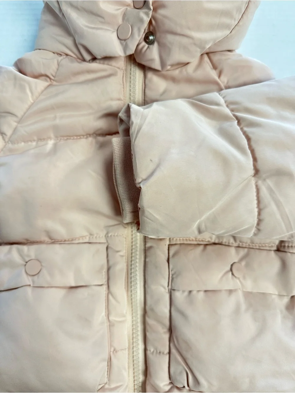 Zara Girl Pink Puffer Winter Ski Skow Jacket 12-18